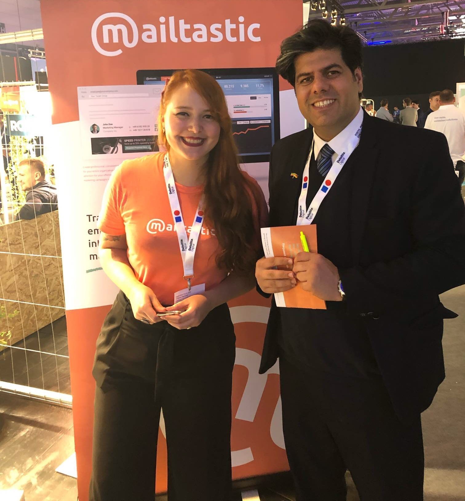 Recap Bild Verena und DMEXCO Gast